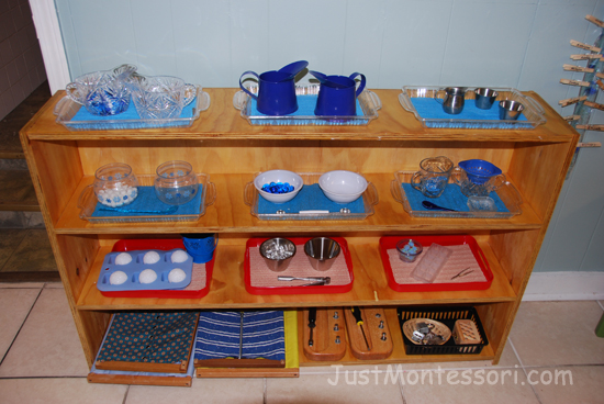 نتيجة بحث الصور عن ‪practical life shelf montessori‬‏